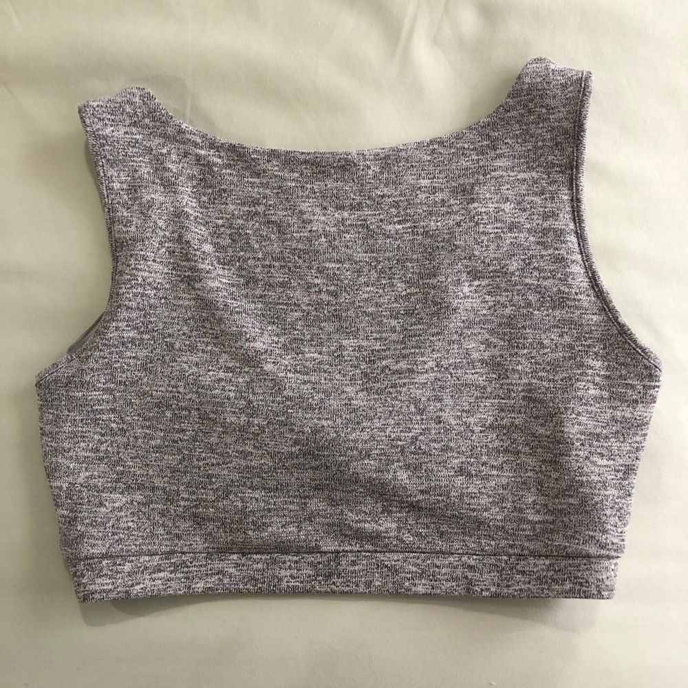 Grey crop top